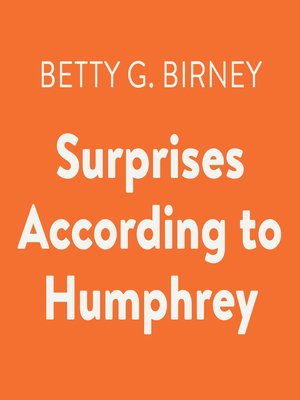 cover image of Surprises According to Humphrey